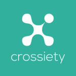 Logo von Crossiety mit einem großen X