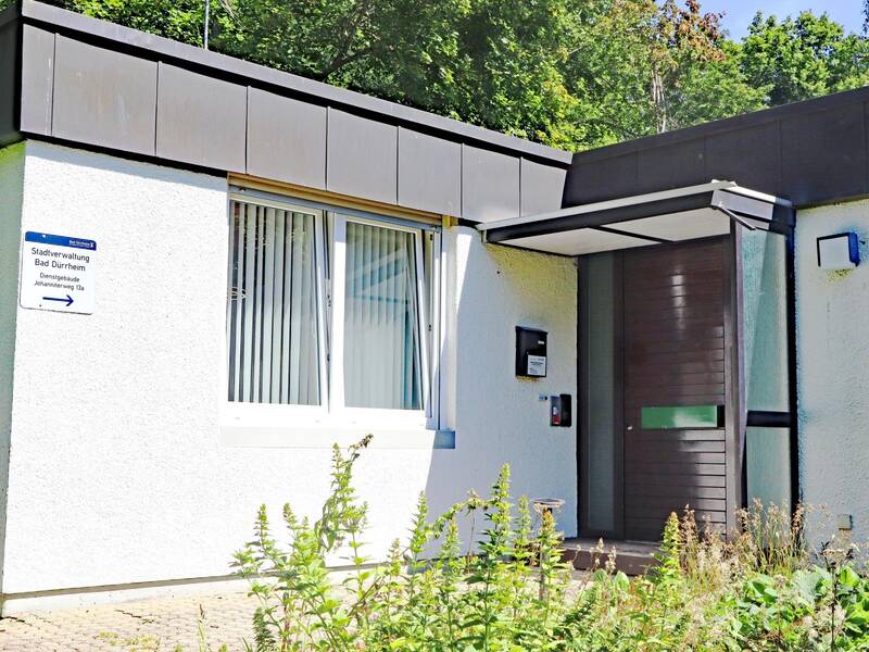 Ein Dienstgebäude der Stadtverwaltung Bad Dürrheim im Johanniterweg