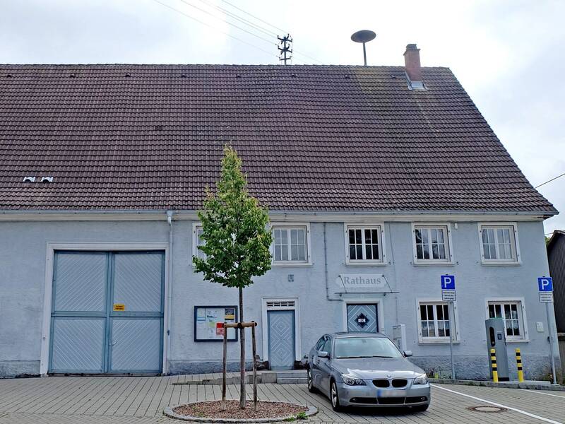 Das Rathaus von Biesingen