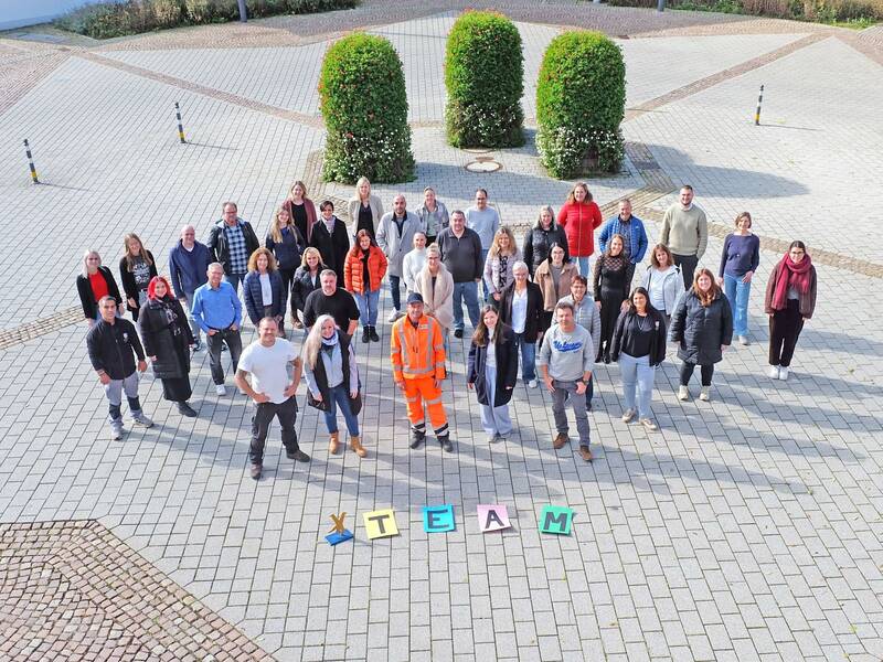 Foto von Mitarbeitern der Stadtverwaltung 